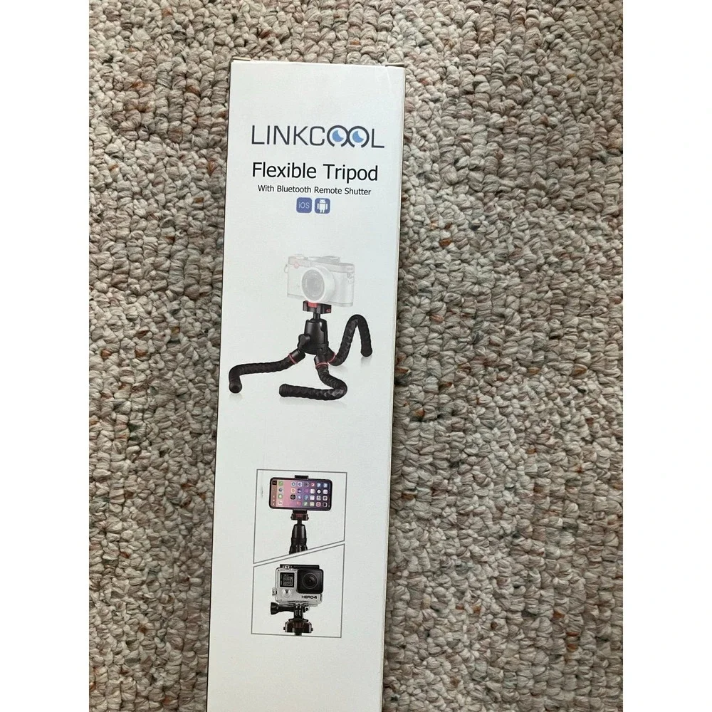 Phone Tripod, Flexible Cell Phone Tripod with Phone Holder and Wireless Remote,